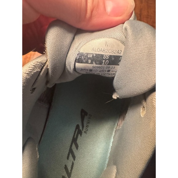 Altra Sneakers Men 10M FWD Experience Running Shoe Blue Gray Trainer Footshape - Picture 9 of 9